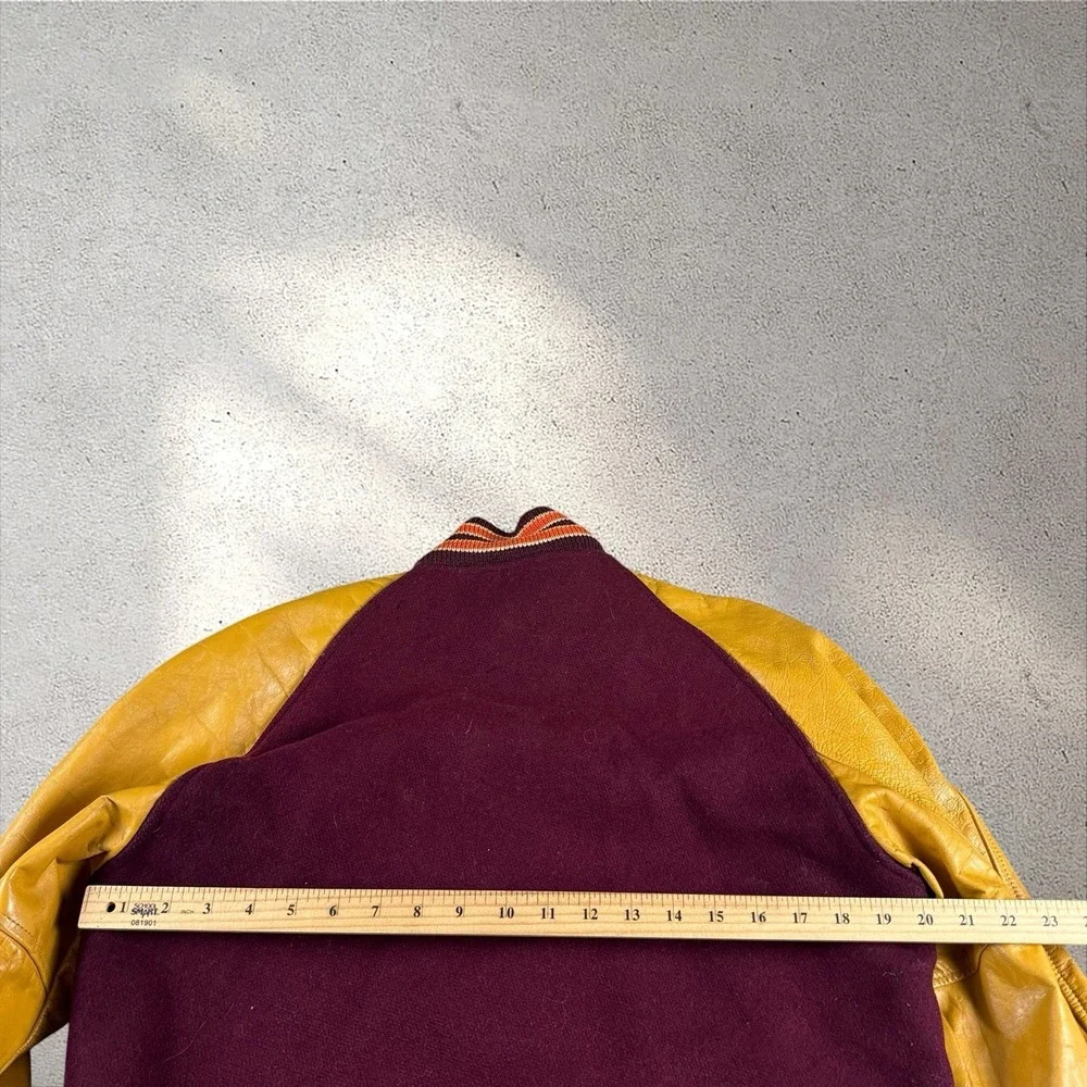 Vintage 60s 70s Virginia Tech Hokies Varsity Jacket Fits Adult Small/Medium